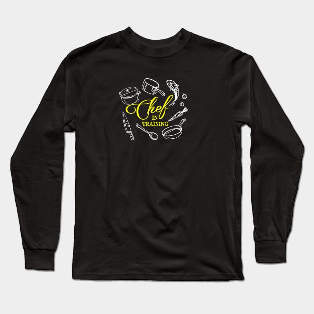 Chef in Training Long Sleeve T-Shirt by artsytee